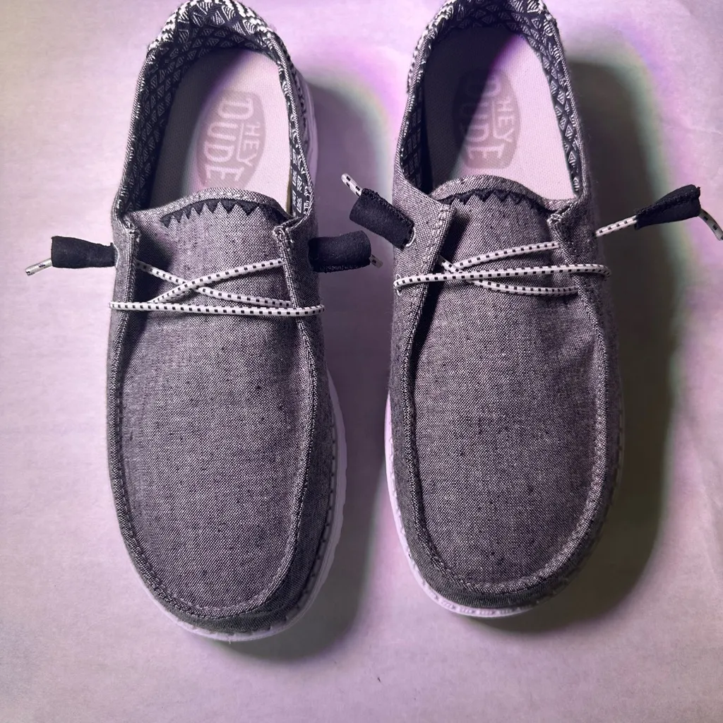 Hey Dude Gray Sneakers for Women - Image 5