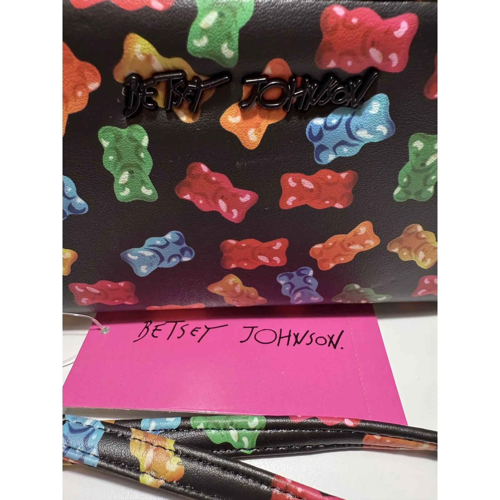 NWT Betsey Johnson Gummy Bear Zip Around Wallet Clutch Wristlet XOKARA | Playful - Image 3