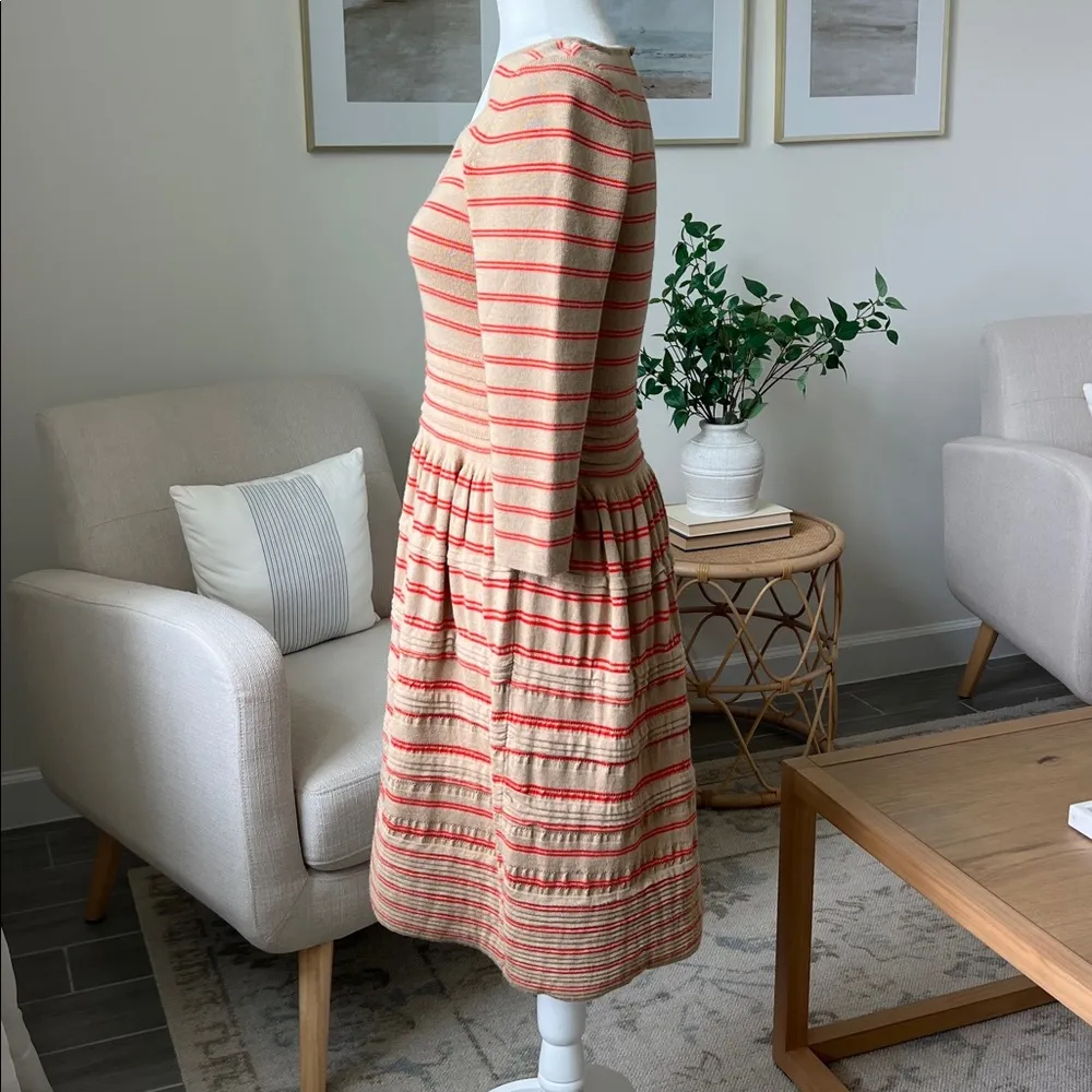 Anthropologie Knitted & Knotted Elodie Striped Sweater Dress Size Medium Fall 🍂 - Image 6