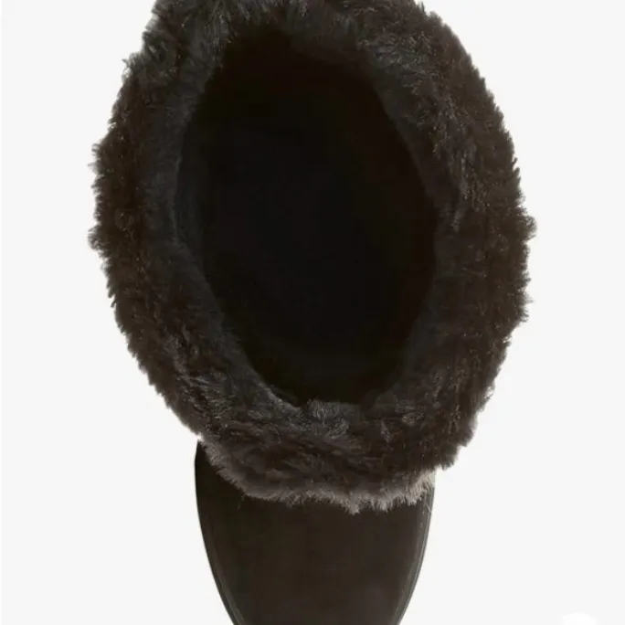 Geox  Women's Black Fur-Lined Boot Size 7 - Image 7