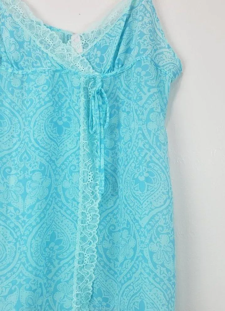 Victoria Secret Paisley Lace Print Lingerie Nighty - Image 2