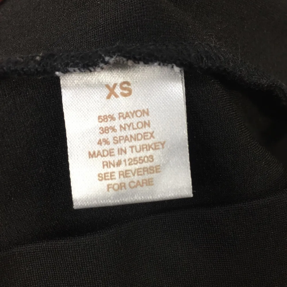 Torn by Ronny Kobo Fishnet Panel Bodycon Dress Black XS - Image 6