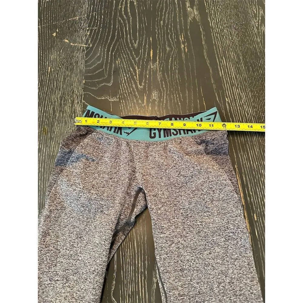 Gymshark Women's Flex Seamless Leggings Gray Size S Ankle Low Rise Activewear - Image 6