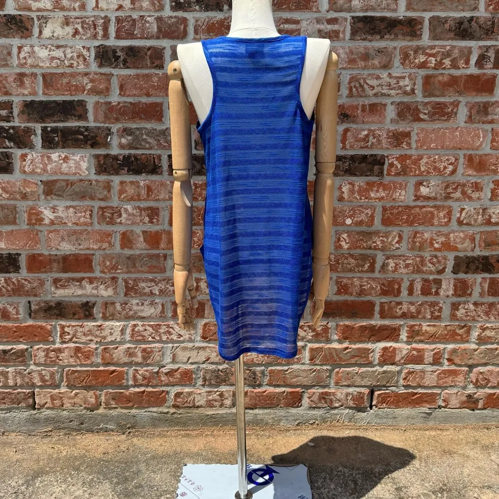Mossimo sheer blue striped tank top / S / Excellent condition - Image 11