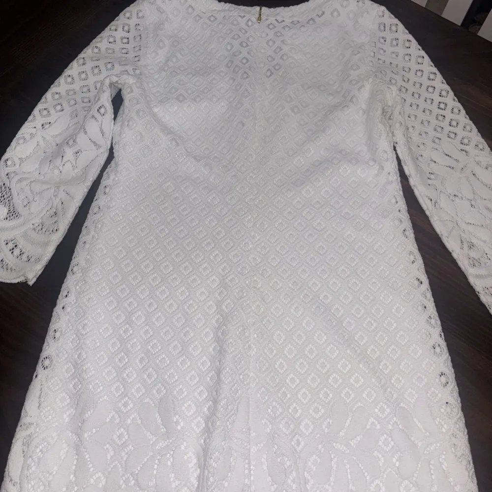 Lilly Pulitzer Mara Resort White Paradise Island Dress Sz Small  Wedding Lined - Image 9