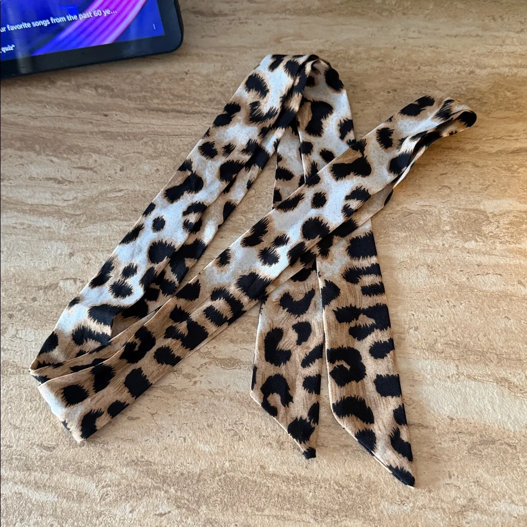 SHEIN versatile scarf belt animal print leopard - Image 7