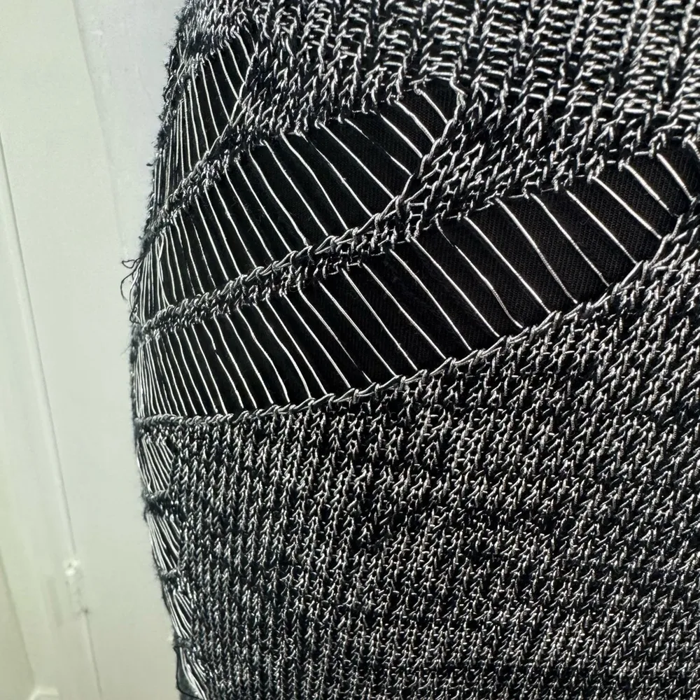 Bebe Elegant Gray Knit Dress.  #161 - Image 9