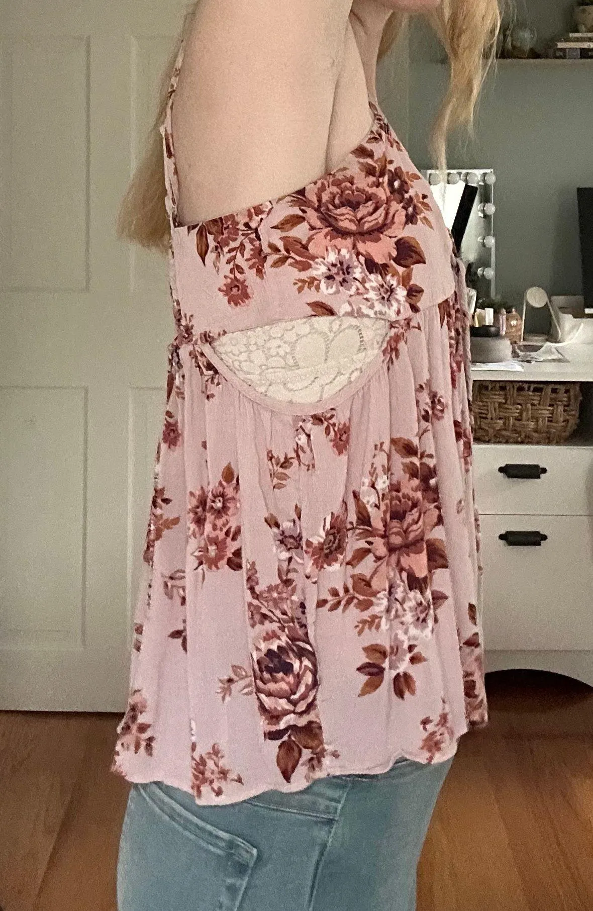 outfitters tank top babydoll blouse - Image 2