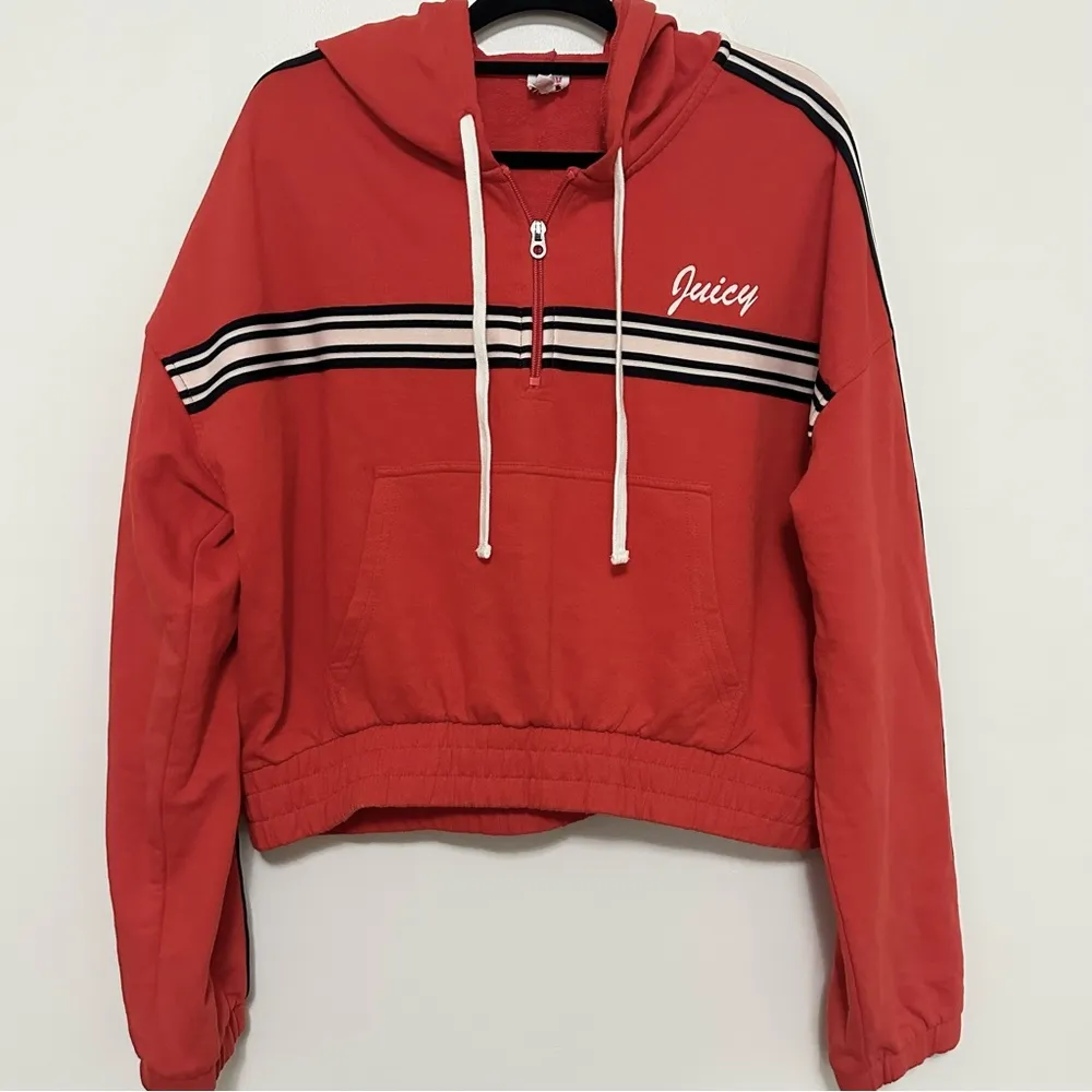 Juicy by Juicy Couture Cropped Hoodie Large - Image 4