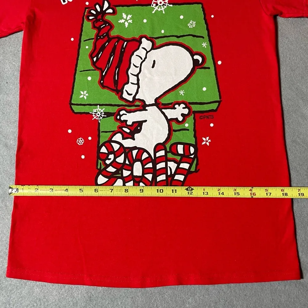 Knott’s Merry Farm 2017 Snoopy T-shirt Red Size Small Short Sleeve - Image 3