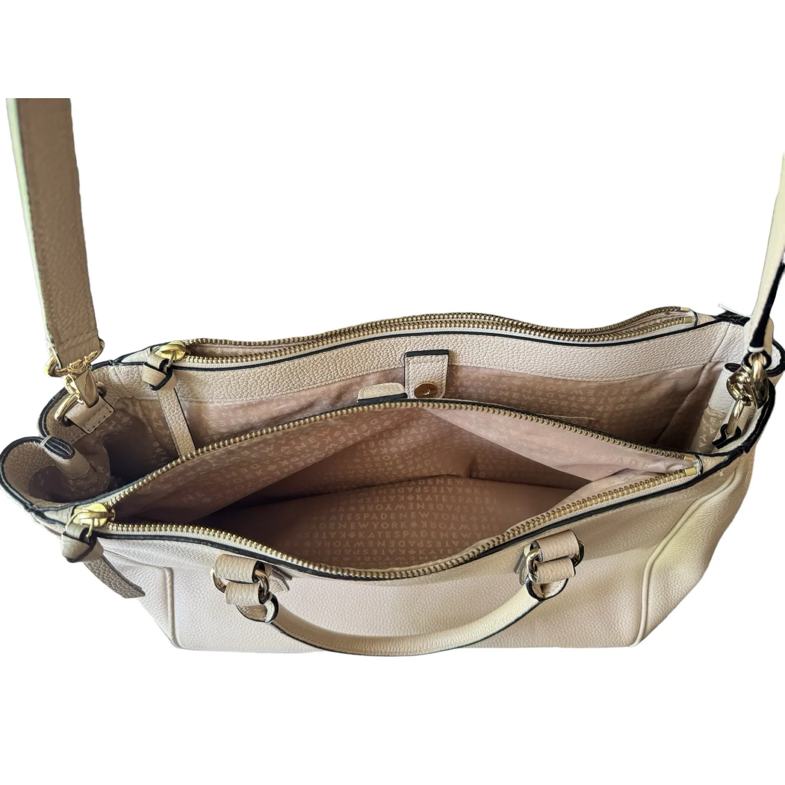 Kate Spade Mulberry Street Leighann Pebbled Leather Crossbody Tote - Image 11