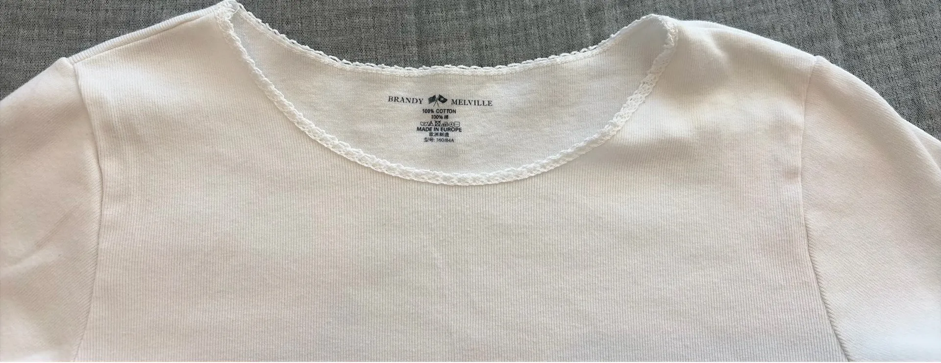 White Brandy Melville Top - Image 3