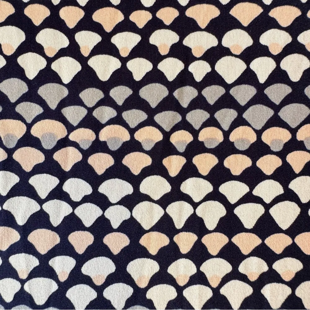 Short Sleeve Pintucked Pleated Dress Blue Peach White Gray Print ModCloth Gilli - Image 7