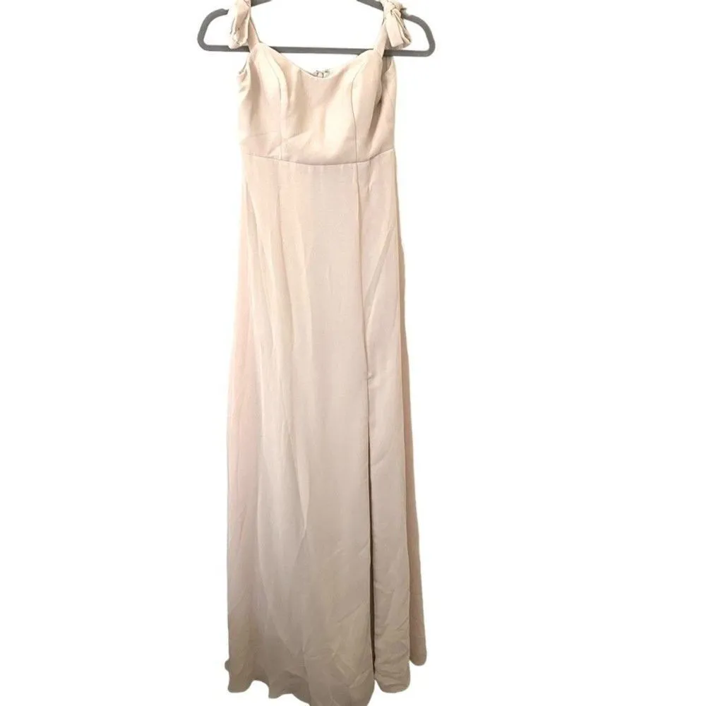 WTOO BY‎ WATTERS Milena Bridesmaid Dress Tan Size 0 - Image 2