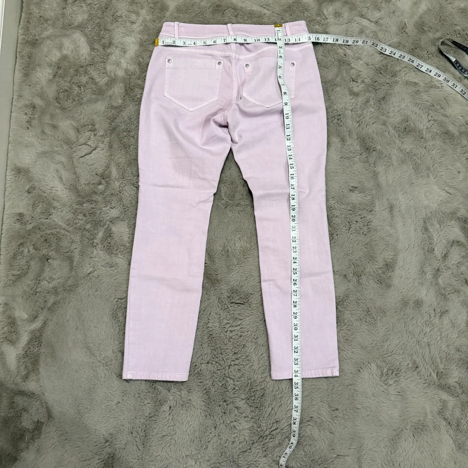 J. Jill Authentic Fit Slim Ankle Pants Lavender Size 2 Petite Stretch Comfort Purple - Image 10