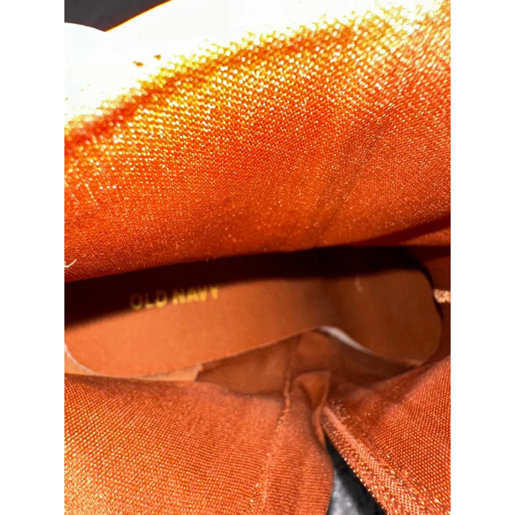 Old Navy Cognac Brown Ankle Boots & Booties Size 10 - Image 6