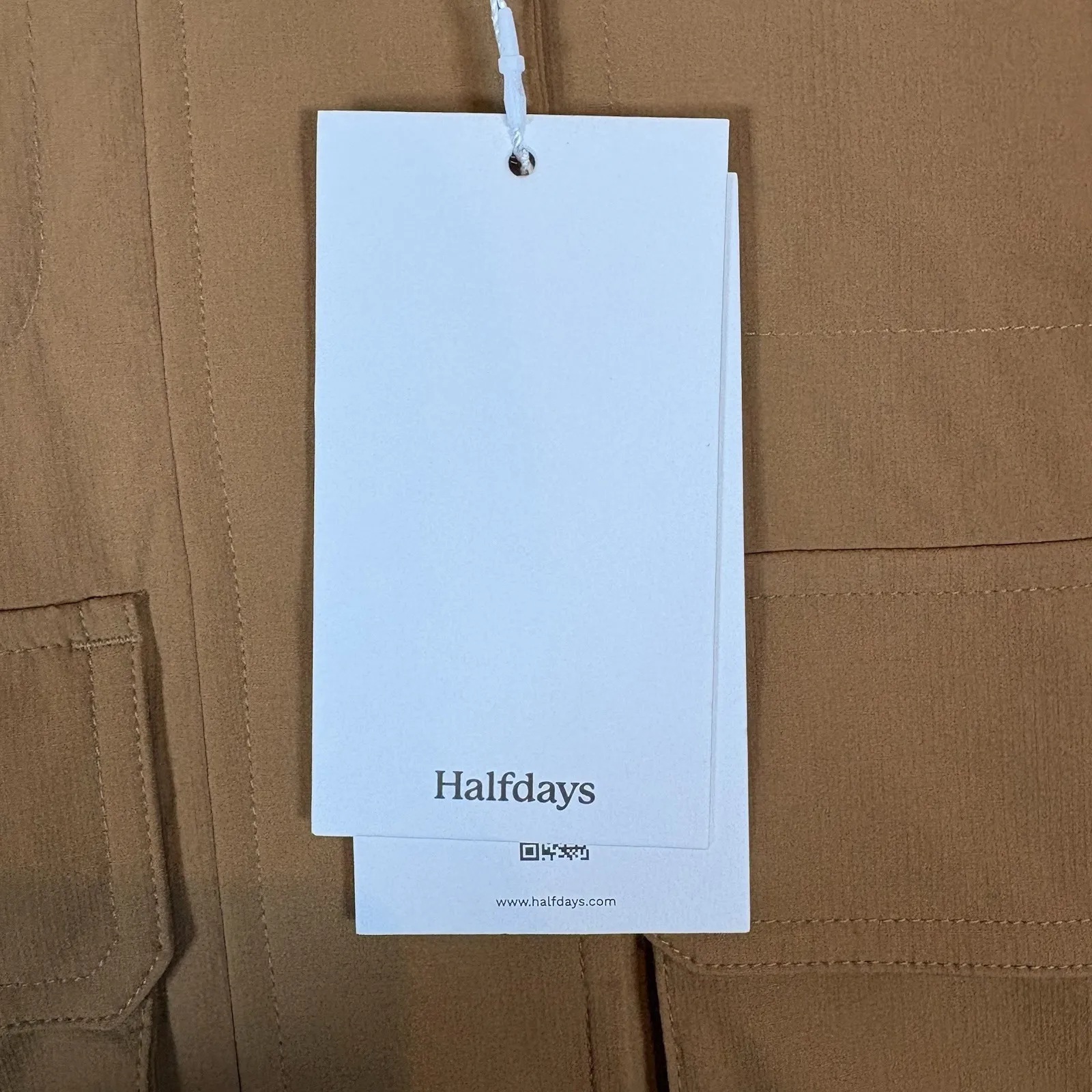 Halfdays Tan Nan Field Jacket Sz XS Women's Nylon Blend Lightweight UPF 50 $145 - Image 10