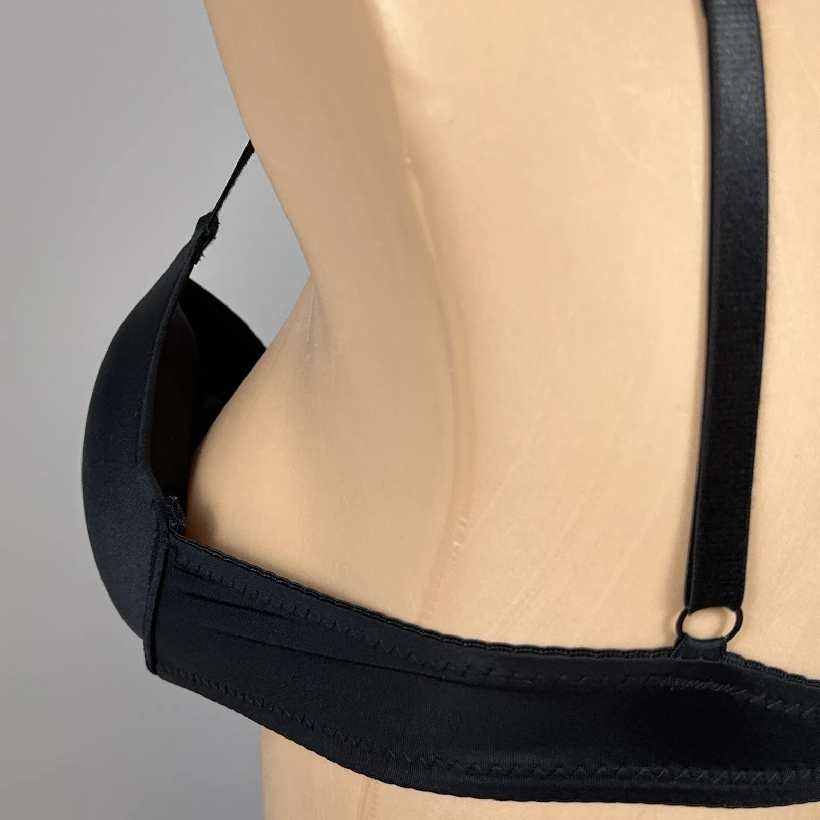 Frederick’s Of Hollywood Bombshell Bra Padded Push Up Size 34C Black Underwire - Image 4