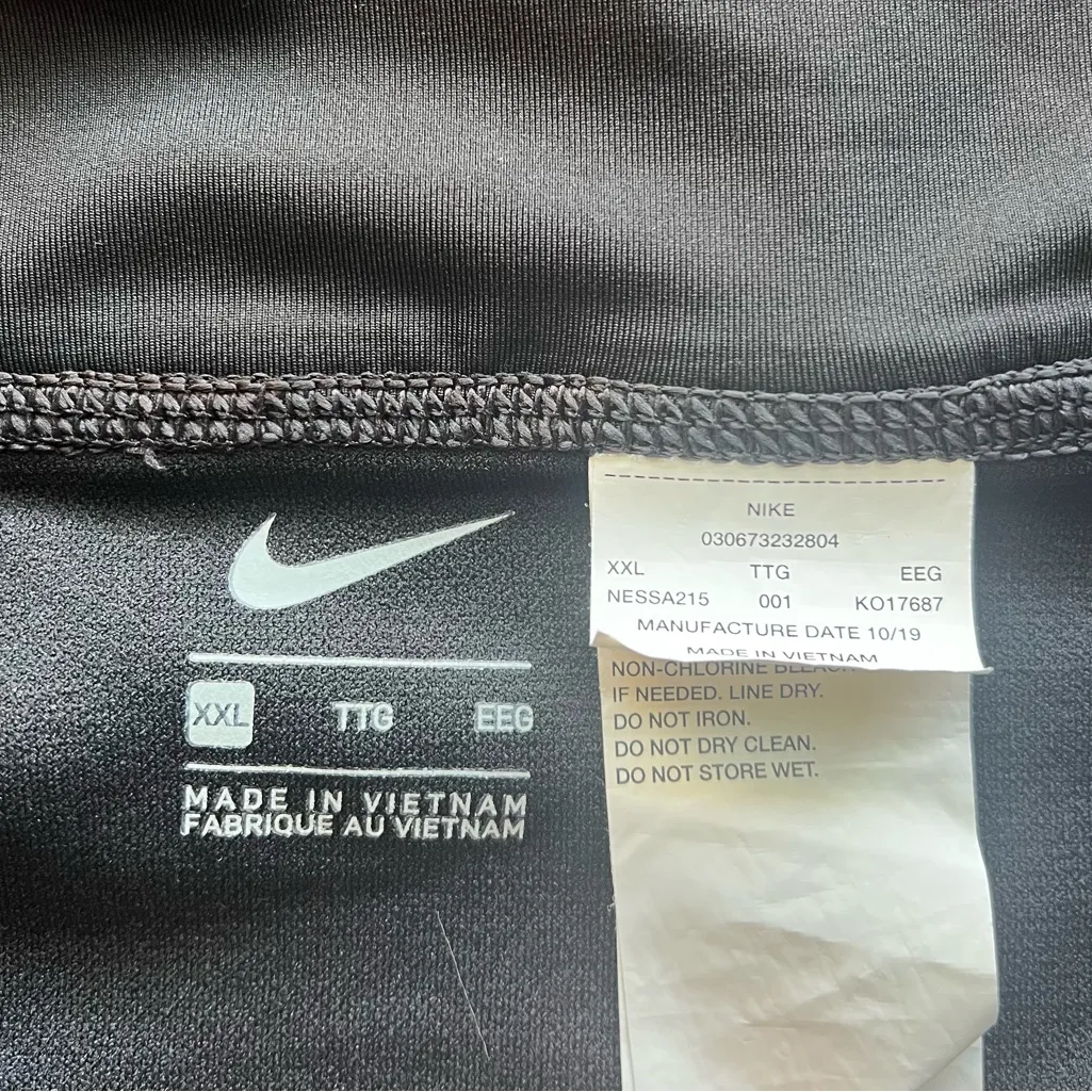 Nike Black Mid Rise Bikini Bottoms Size XXL - Image 5