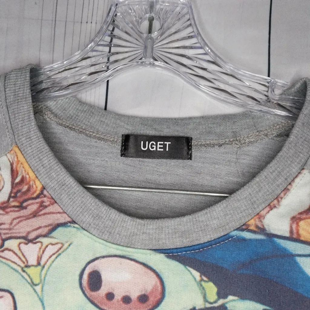 UGET Gray Totoro Crewneck Long Sleeve Top Size undefined - Image 2