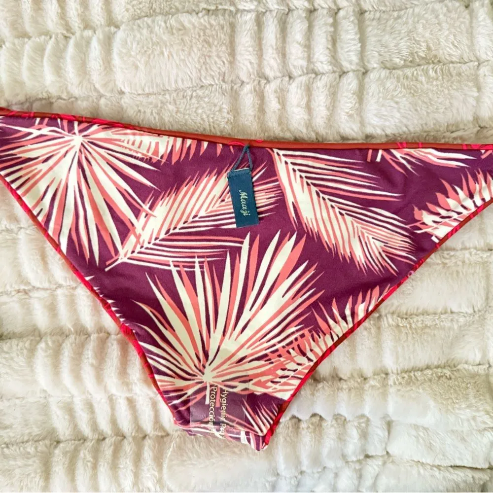 MAAJI ROMANTIC FLIRT REVERSIBLE THIN SIDE BIKINI BOTTOM NWT SIZE L - Image 7