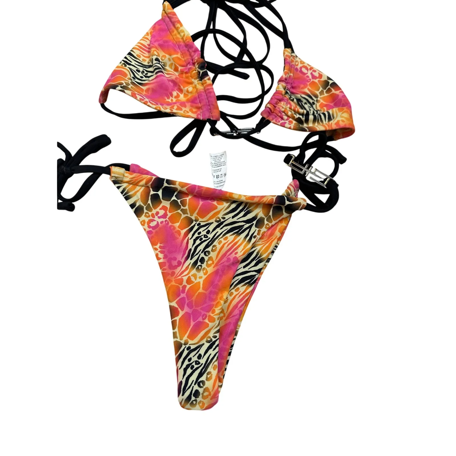 I.AM.GIA Stella Flame Bikini Set Multicolor Womans XXS - Image 8