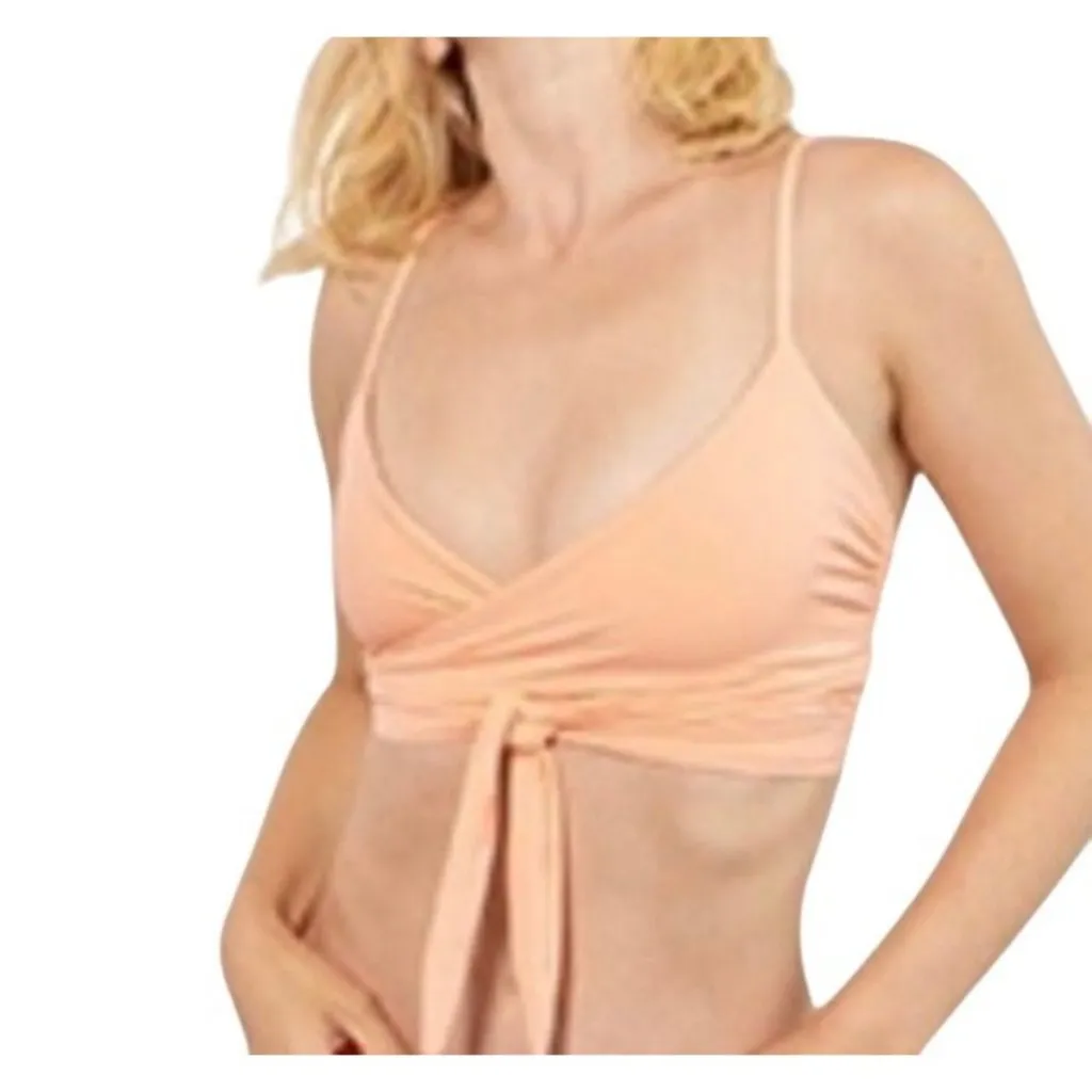 Mara Hoffman  Mila Wrap Bikini top Appeal Size D Cup - Image 2