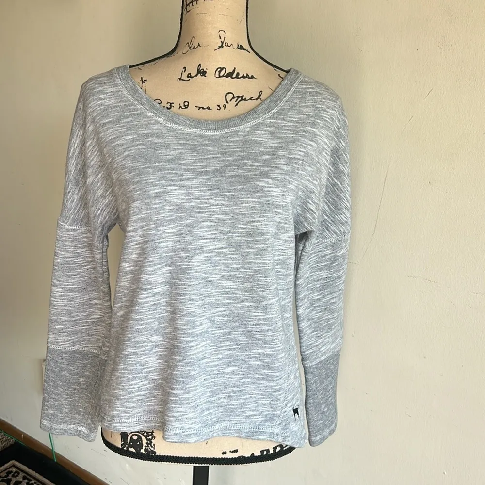 The Black Dog Pullover Crewneck Logo Gray Sweatshirt Size XS - Image 4