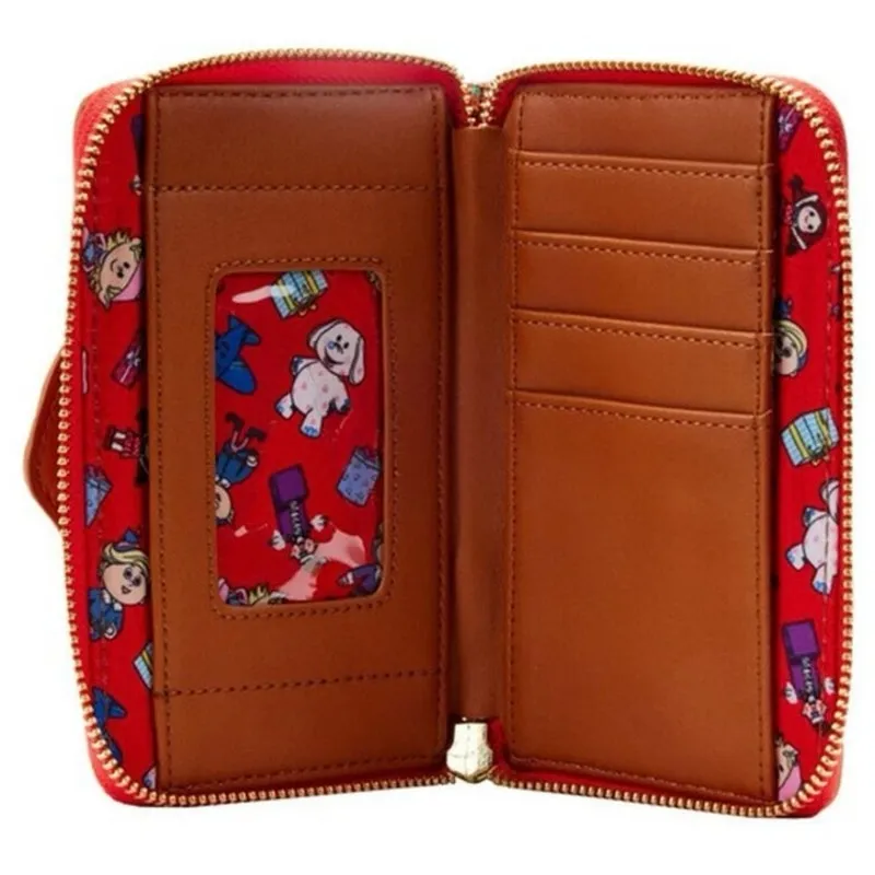 NWT Loungefly Rudolph The Red-Nosed Reindeer And Santa Cosplay Christmas Wallet - Image 7