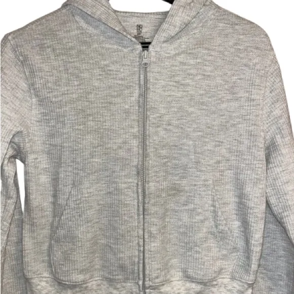 NOBO Light Gray Textured Zip - Image 2