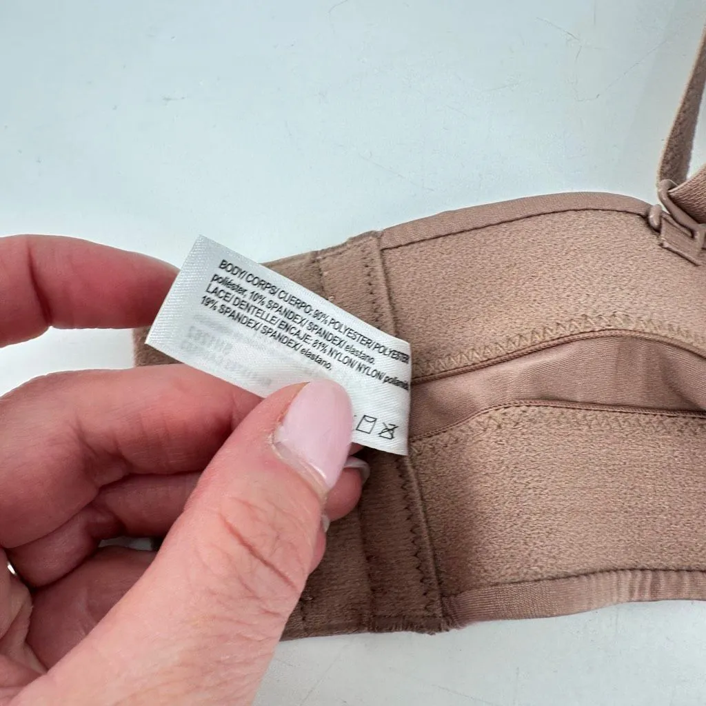 Maidenform NWT Multiway Wireless Bra Strapless Wear 5 Ways Mauve No Slip No Show - Image 11