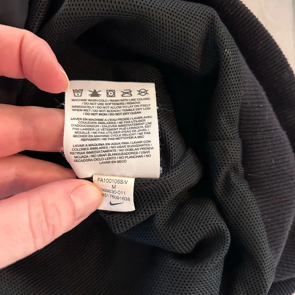 Nike The Athletic Dept Zip Track Jacket Womens M Sporty Retro Activewear Pink - Image 9