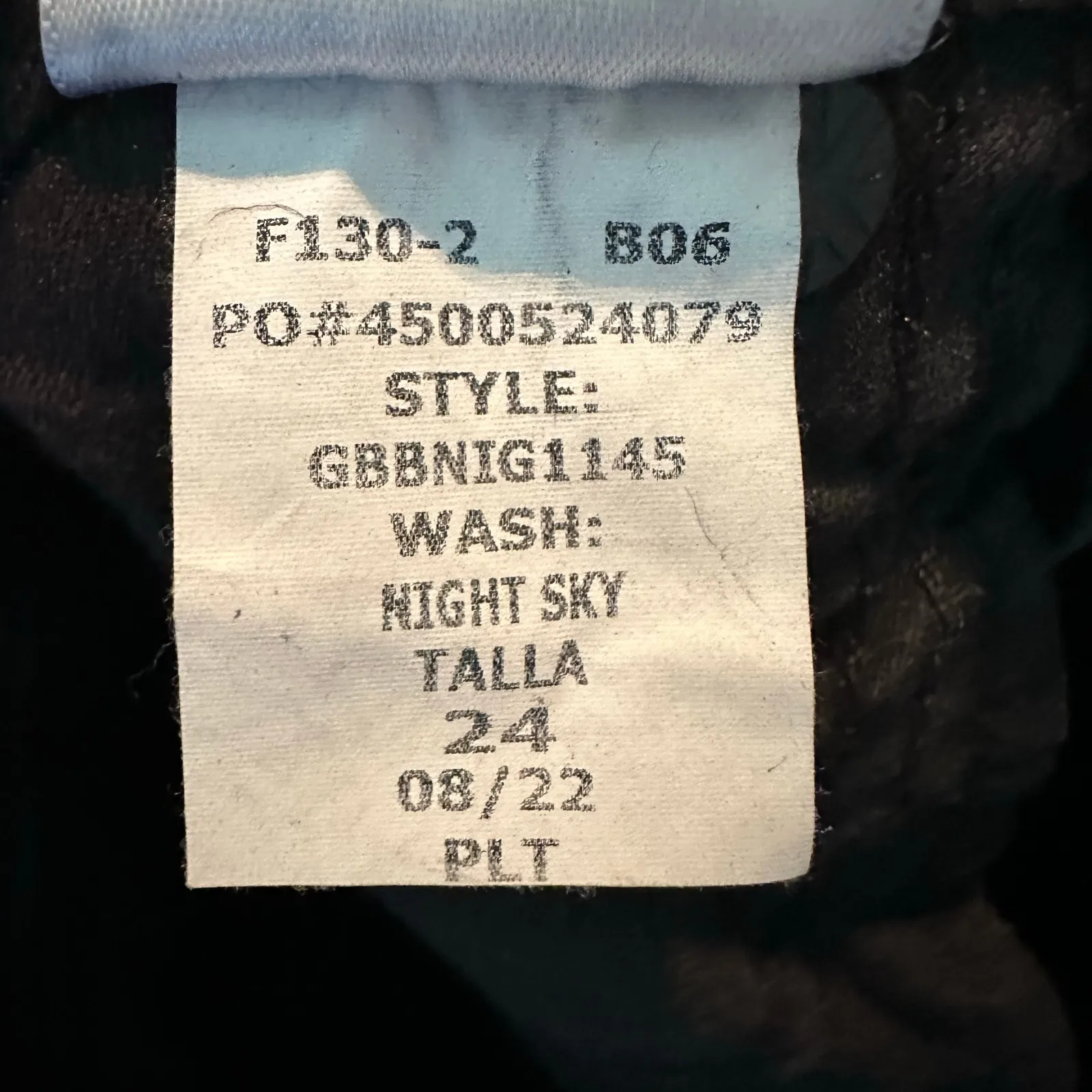 Hudson Barbara Bootcut Jeans Size 24 Night Sky Black Stretch Split Hem - Image 8