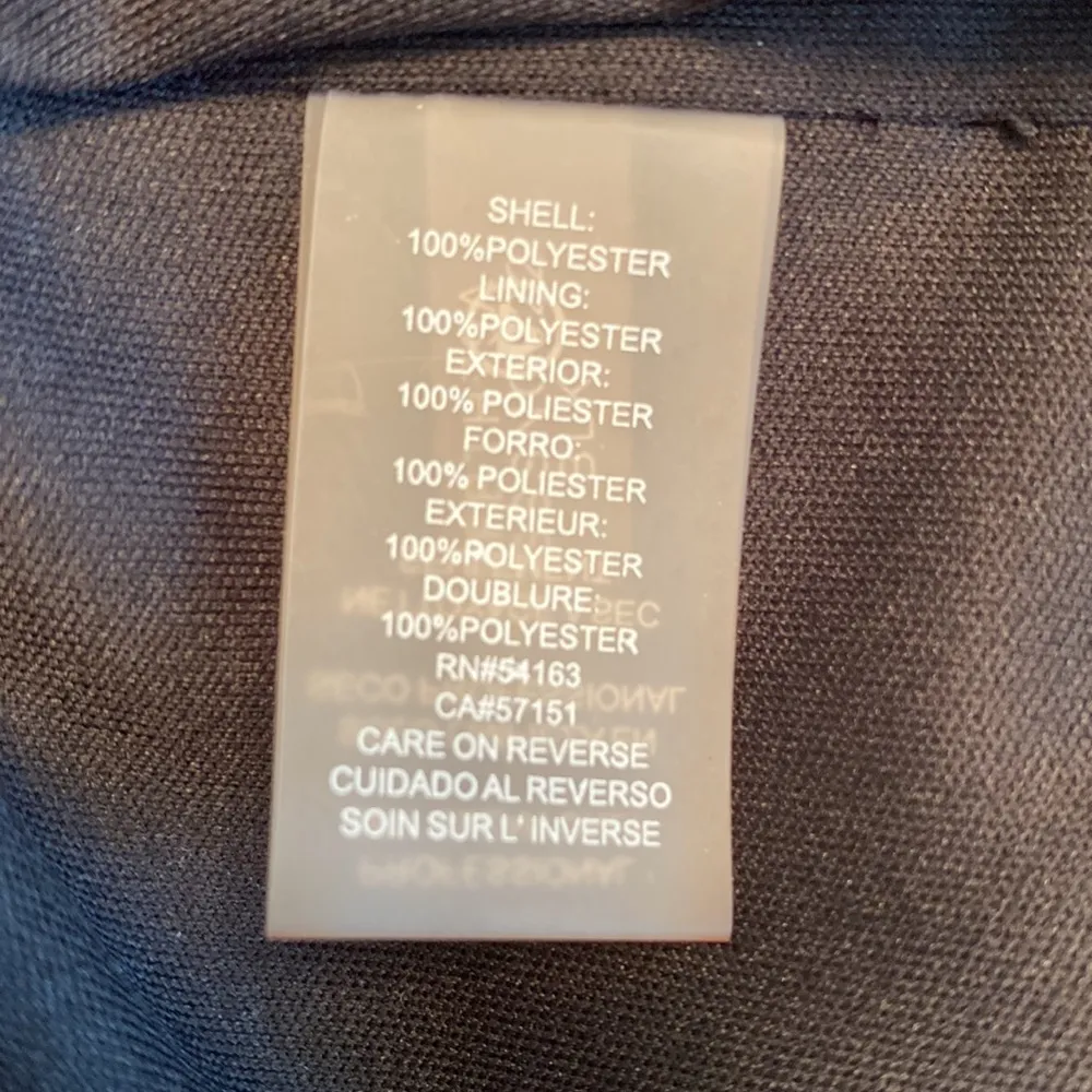 Calvin Klein| Black blouse with pleated front - Image 8