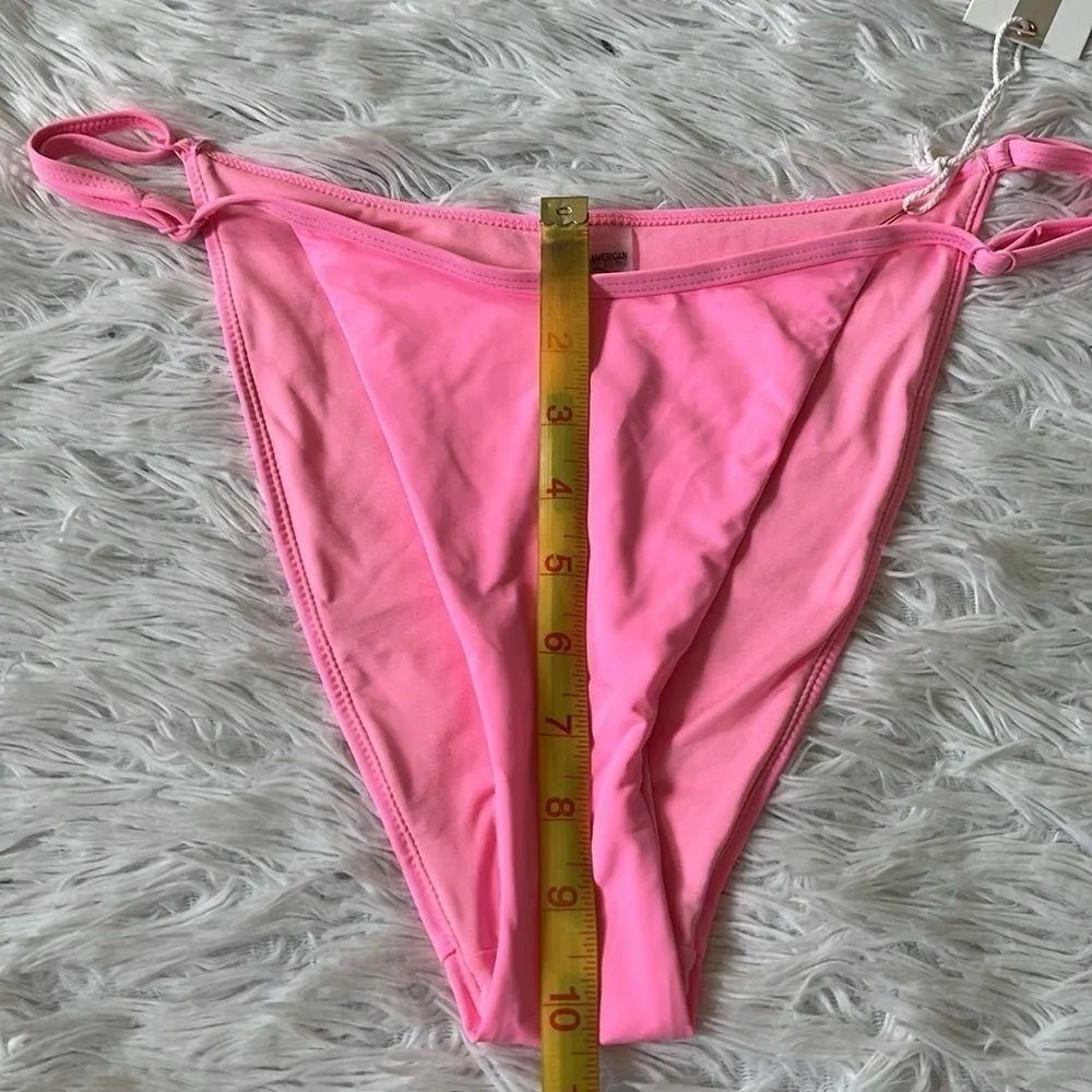 NEW GOOD AMERICAN Perfect Fit Bikini Bottom in Sugar Pink002 size XL - Image 3