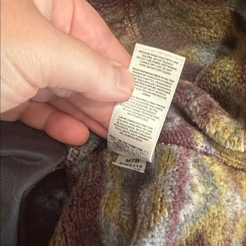 Sherpa Adventure Gear Aztec Patterned Pullover Sweater Brown Size L - Image 8