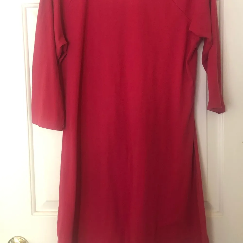 Victoria’s Secret Holiday Reddish Pink Sleep Shirt L - Image 5
