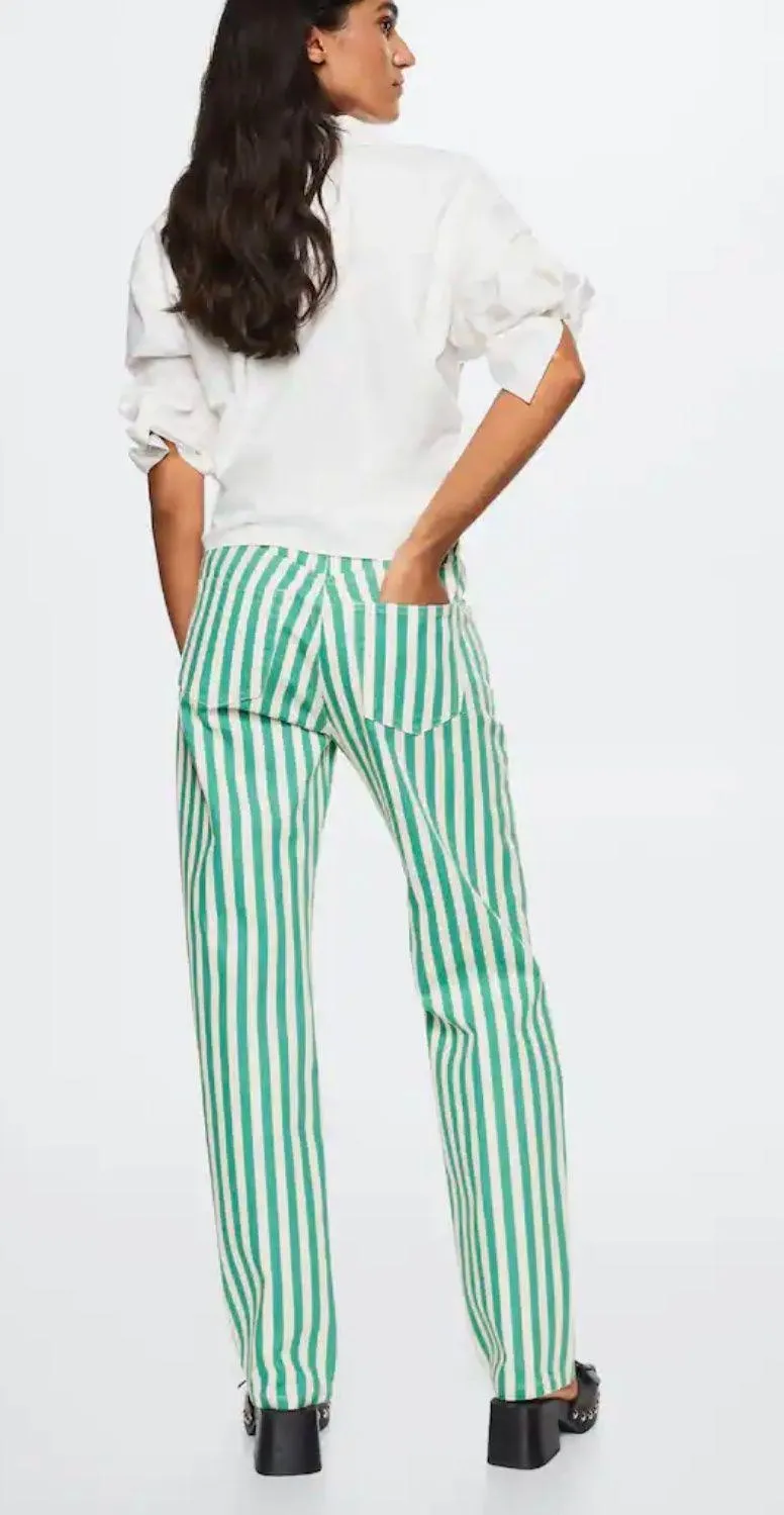 Mango Striped Jeans - Image 2