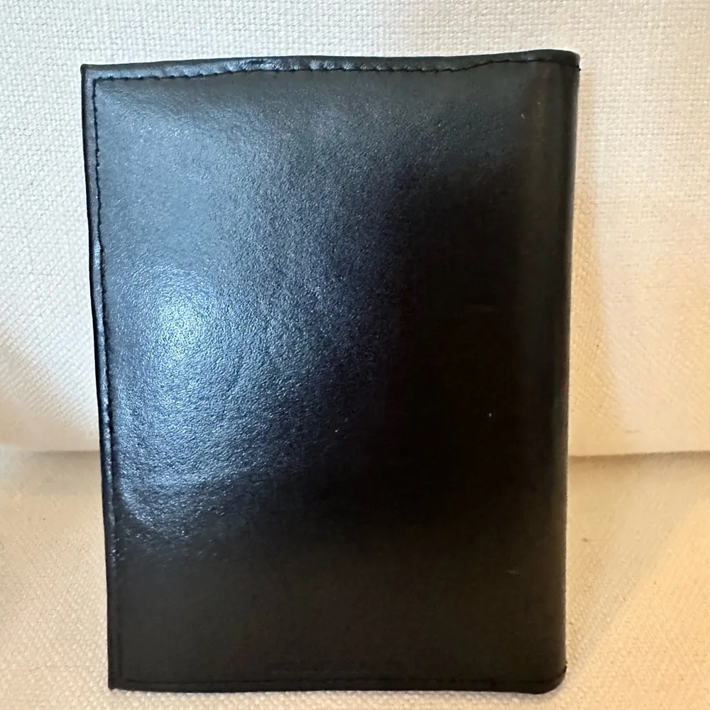 Black Genuine Leather Passport Holder - Image 3