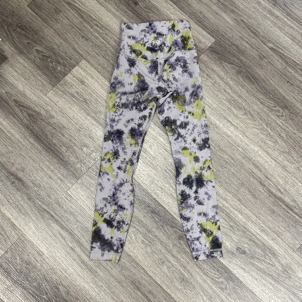 Lululemon Align Radial Mauve Tie-Dye Leggings  25” Diamond Dye - Image 3