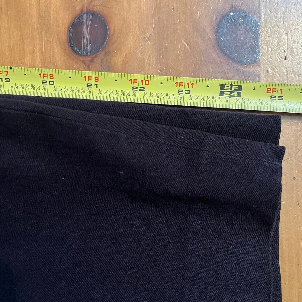 J. Crew Women's Dark Brown Martie Cropped Pants in Bi-stretch Cotton Size 4 - Image 9