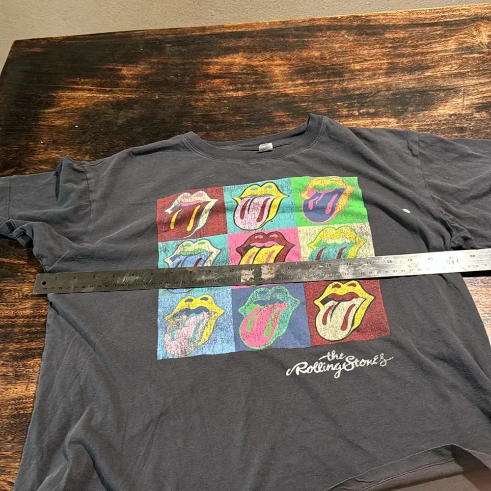 The Rolling Stones grey large t shirt oversized - Image 4