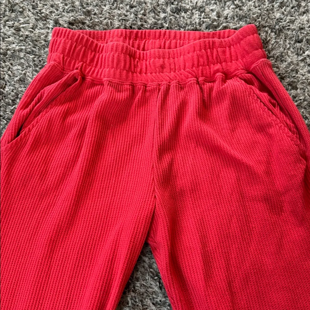 Zyia Active Red Joggers size Large *Read - Image 2