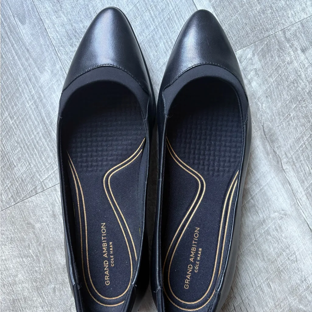Cole Haan Grand Ambition Black Ballet Flats Shoes W17930 Women’s Size 6.5 - Image 5