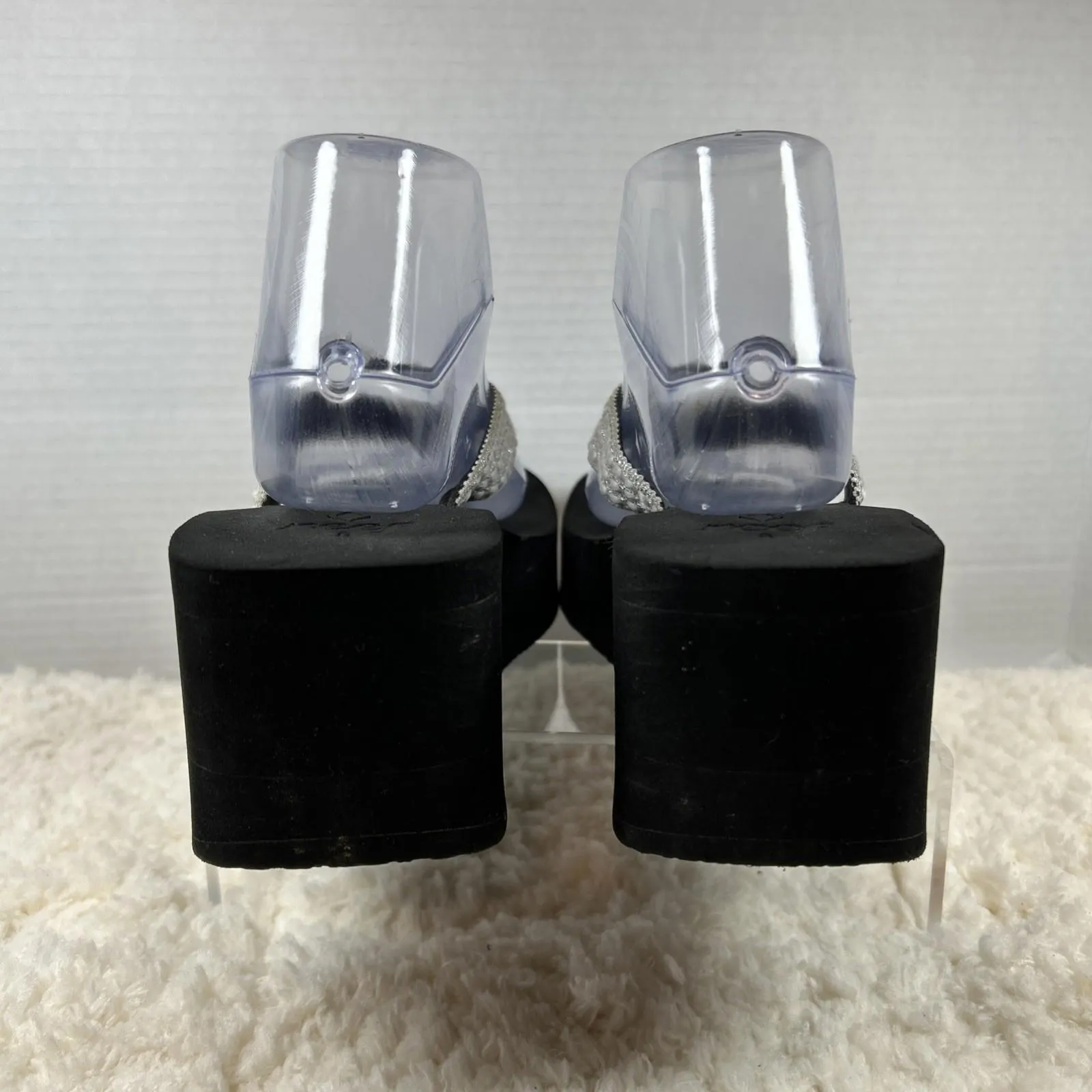 Reef Women Stargazer Cushion Sassy Black Sparkle Open Toe Thong Flip Flops Sz 8 - Image 3