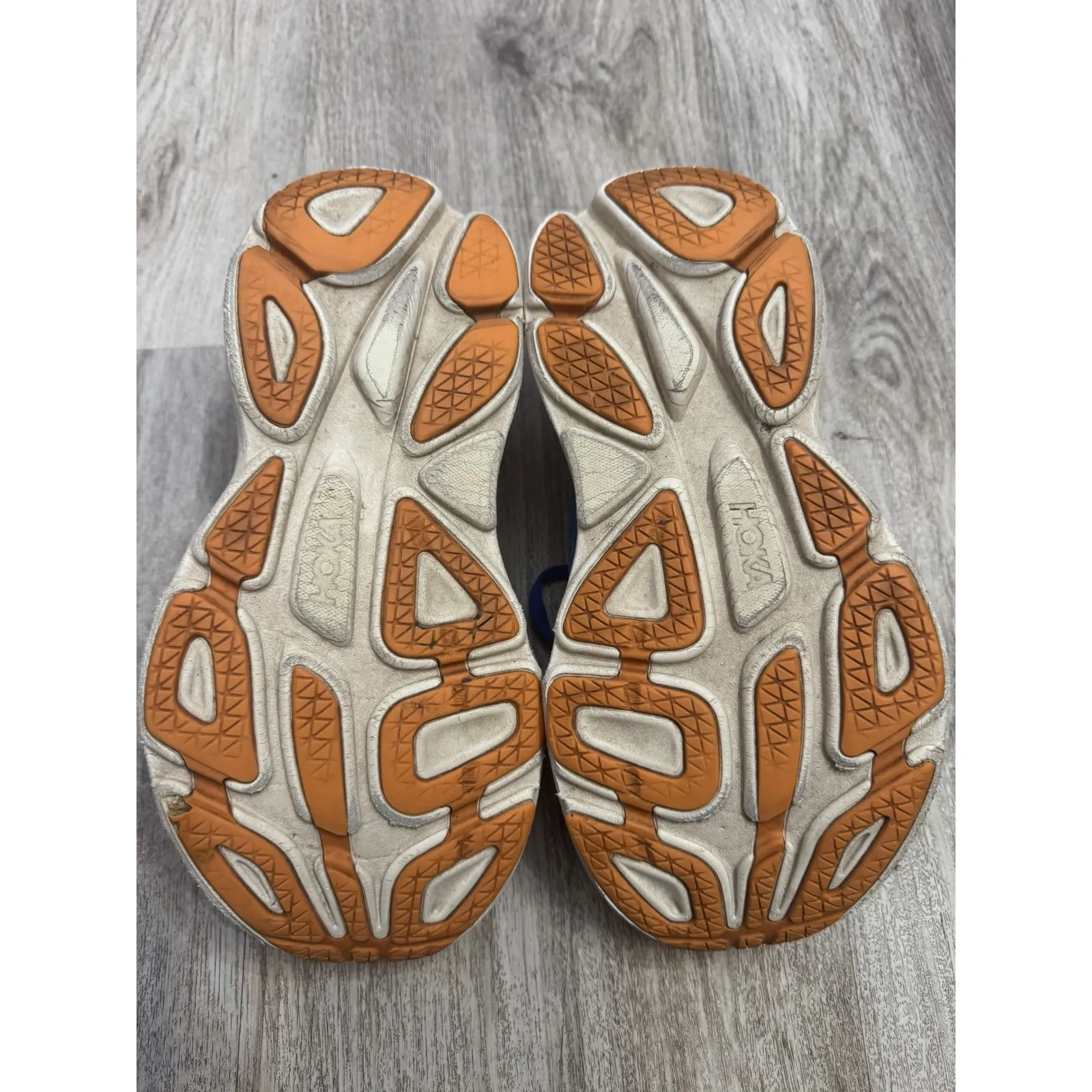 Hoka Bondi 8 Women Blue Pink Running Shoes Athletic Sneakers Size 8D - Image 4