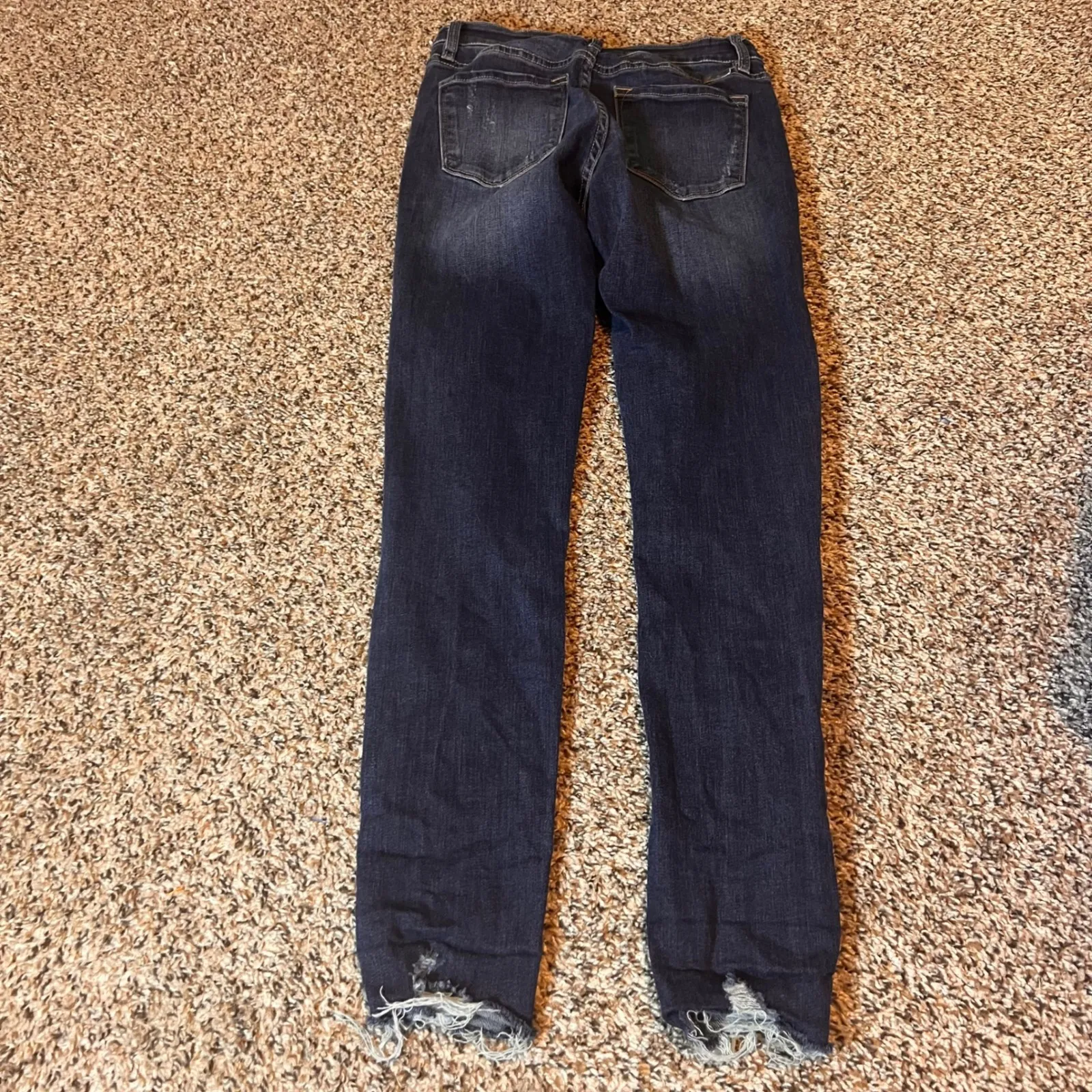 Kancan Distressed Skinny Jeans‎ Dark Wash Denim Ripped Size 5/26 Blue - Image 7
