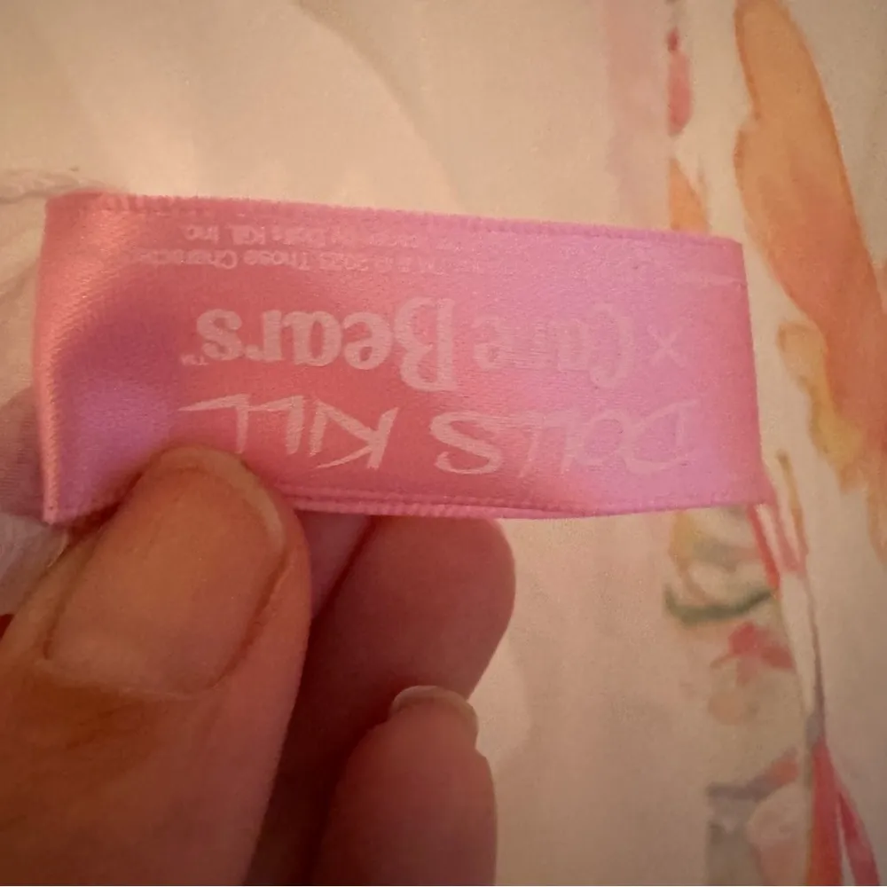 NWT  Care Bears Organza Puff Sleeve Semi-Sheer Maxi Dress XS - Image 11