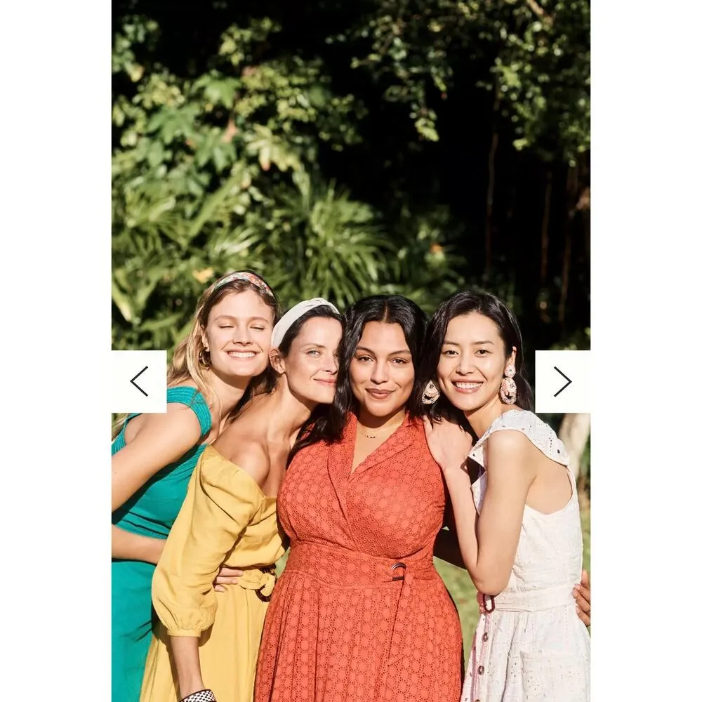 Anthropologie Elm Collared Dress 16W Midi Eyelet Burnt Orange Belted Sleeveless - Image 5