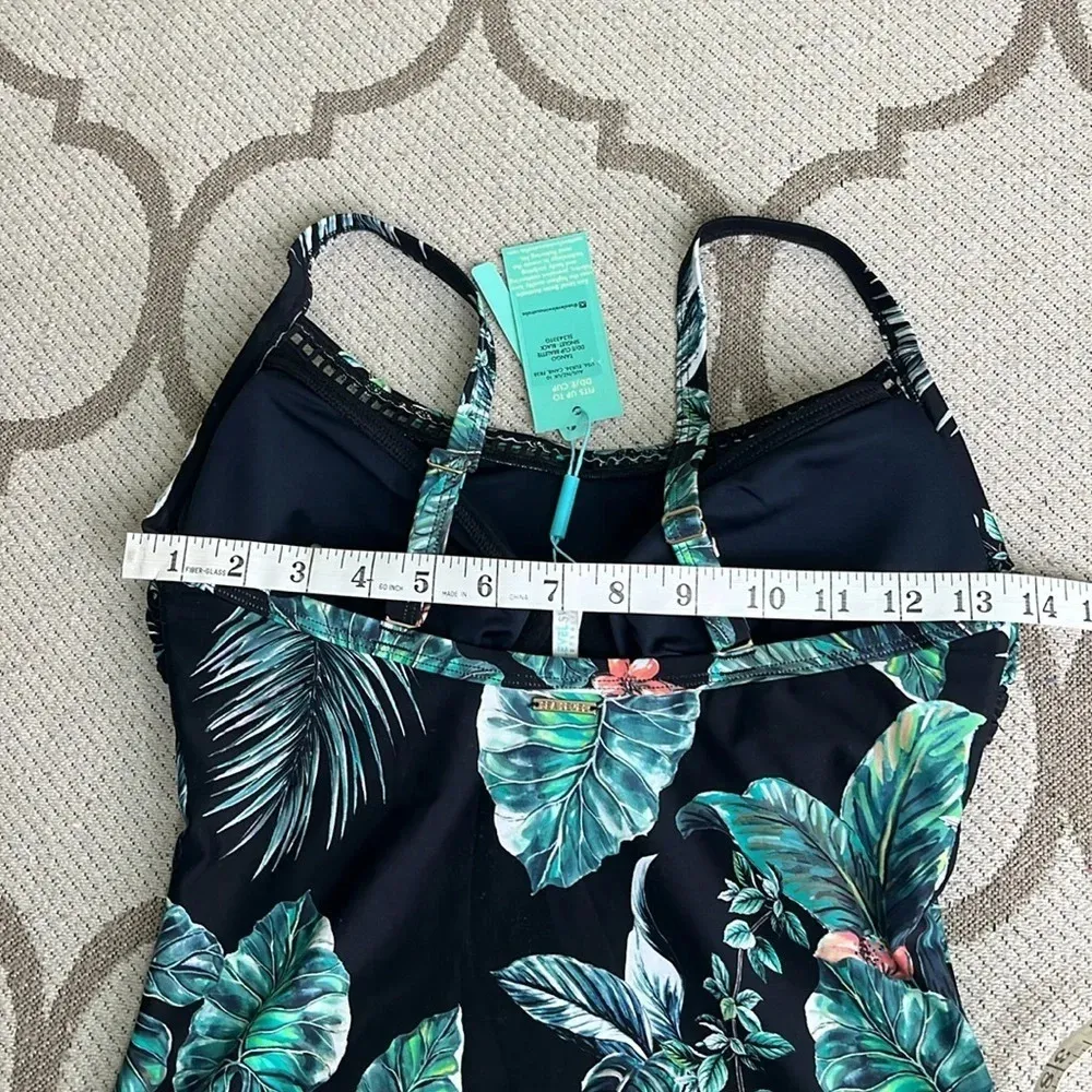 Sea Level Australia Tango DD/E cup bralette Singlet black tankini swim top Size 6 - Image 9